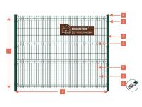 3D Welded wire mesh fence