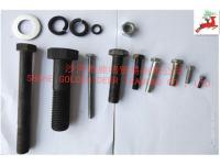 Hexagonal zinc-plated titanium-plated screws