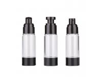 Black airless bottle