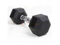 Hexagon Rubber Dumbbell