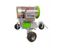 blue ocean remote control snow spraying making machine