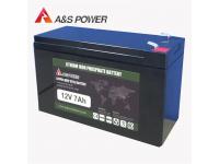 12V 7Ah Auto Battery Stater Battery   Lithium Ion Rechargeable Battery  Lifepo4 Ebike Battery manufacturer