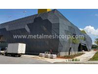 The Aluminum Expanded Metal Mesh curtain wall is the outer wall of the building.