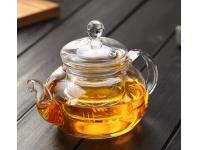 Glass Teapot Transparent Coffee Pot Borosilicate Glass Coffee Tea Set 