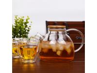 glass jug set water pitcher glass cold water jug with lid
