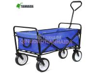 Collapsible Utility Portable Steel Frame Compact Folding Garden Shopping Hand Wagon Cart TC1011