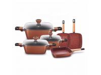 Home Kitchen Non Stick Induction Aluminum Marble Coating Fry Pan   Skillet Manufacturer 