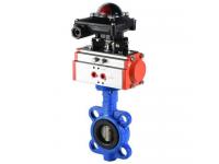 Pneumatic Actuator Stainless Steel Butterfly Valve