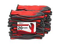 Comparison of different nitrile work gloves