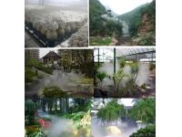 High pressure micro mist dust suppression system