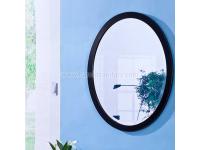 Metal Framed Wall Mounted Round Mirror
