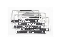 American stainless steel carbon fiber license plate frame    U.S. regulatory license frame   