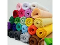 Precautions for the production of 100% wool felt