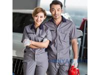 Custom work jackets short sleeve summer work wear