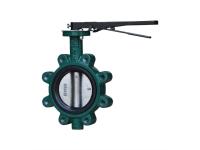 Hanlde Ductile Iron PN16 Lug Type Butterfly Valve