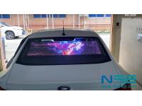 Advantage of green led car rear window digital display