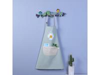 OEM or ODM Daisy Pattern Adjustable Oil Stain Resistant Wine Red Bib Aprons For Men Women