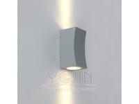 Aluminium Rectangle GU10 Type Up Down Outdoor Wall Light YJ-006S/2         