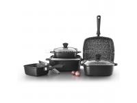 Die Cast Cookware Set Series Square Shape Series     square cookware set supply     