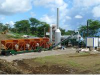 Mobile asphalt plant