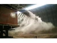 What is the composition of dry fog dust suppression