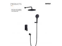 Wall mount Two functions rain shower set
