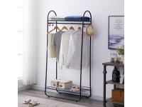 GMJ Metal Garment Rack Free-Standing Closet Organizer