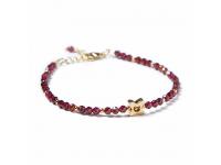 3.5mm Garnet Bracelet Natural Stone