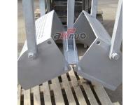 Zinc Dross Bucket   Low carbon steel Zinc Dross Bucket