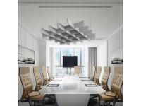 Neutral interior Spaces with wooden wall panels