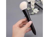 White Goat Hair Angled Contour Brush OEM