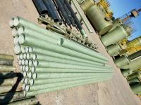 How is the FRP pipe connected?