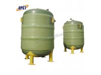 Industry used FRP fiberglass hydrochloric acid storage tank