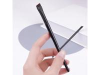 Black aluminum tube Eyebrow Brush OEM         Custom Eyebrow Brush       