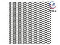 Diamond Expanded Mesh with Black Matt Finish          Diamond Shape Metal Mesh      