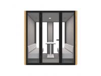 Soundproof Booths For Offices - M Size      4 Person Desk Pod     