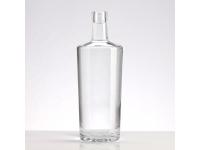 750ml Oval Shape Glass Vodka Bottle        750ml Glass Liquor Bottles Wholesale    
