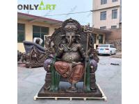 Onlyart Custom Outdoor Large Brass Bronze Ganesh Statue For Sale