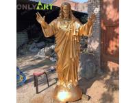 Onlyart Custom Religious Bronze Life Size Sacred Heart of Jesus Statue