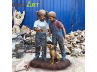 Where To Buy Bronze Boy Garden Mailbox Statue?