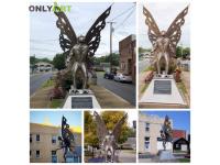 location west virginia point pleasant mothman statue for sale