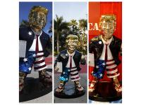 Life Size golden cpac trump statue donald trump statue OAB-T1