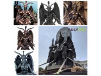 oklahoma detroit arkansas satanic temple baphomet statue for sale OAB-B1