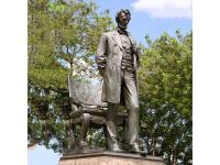where is the boston abraham lincoln statue life size bronze famous sculpture