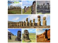 Which Island Is Known For Its Moai Statues ?