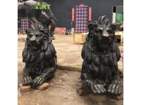 Large Outdoor Garden Life Size Brass Copper Art Decor Sculpture Bronze Lion Statue For Sale