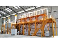 How is the maize flour mill machine working?