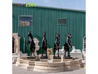 Large Outdoor Garden Bronze Horse Fountain For Sale