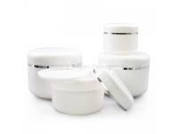 Factory Wholesale White Plastic Bottles and Jars Cosmetic Jars