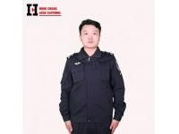 Security check black training uniform jacket uniform